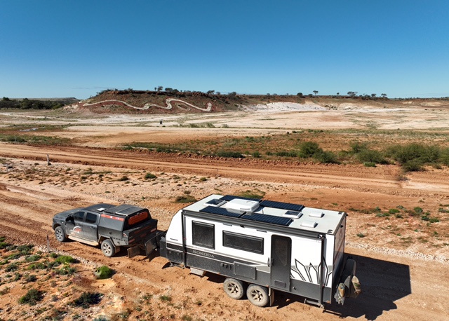 A quiet camp on the road