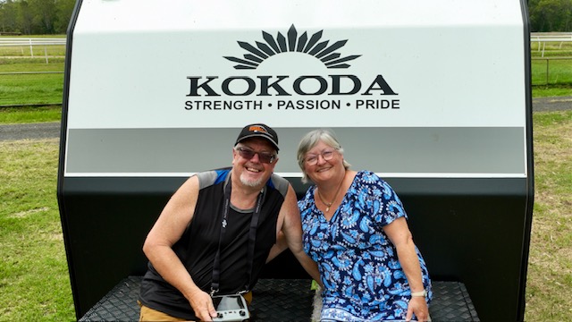 Kokoda caravan on the road